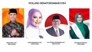 4 Besar Polling Calon DPD RI Jabar 2024
